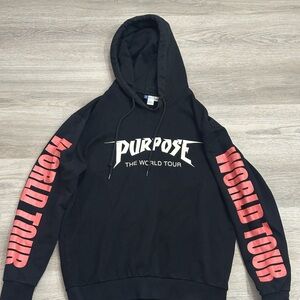 Purpose World Tour Black Hoodie